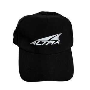 Altra Running Hat Mens Cap One Size Black Athleisure Outdoors Trails Gorpcore